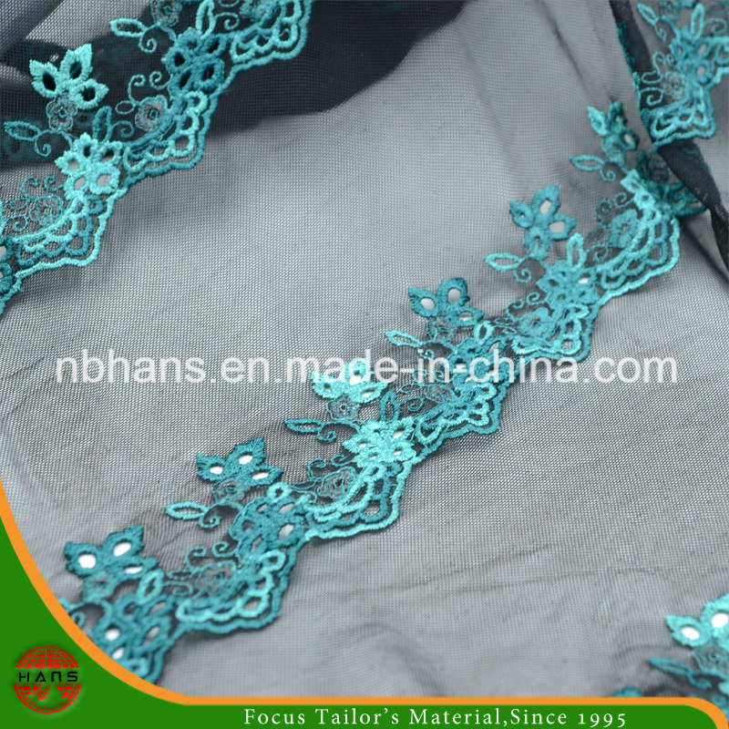 Hans Hot Selling Premium Quality Tulle Lace Embroidery for Lady′ S Garment