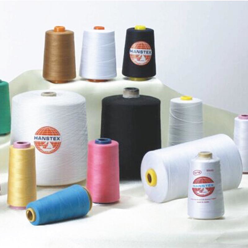 Hans Wholesale Cheap 5000 Yards 40/2 100% Polyester Spun Sewing Yarn Thread Brands Price