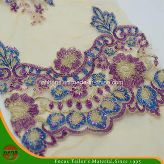 Embroidery Polyester Mesh Fabric for Garment (HAEF160013)
