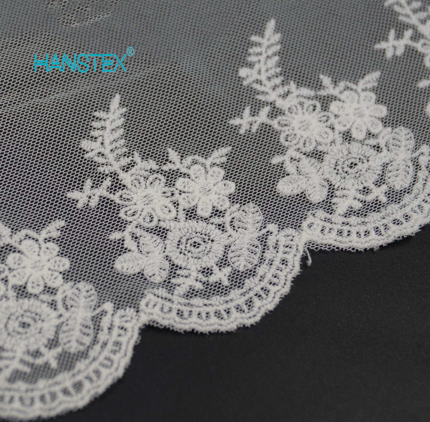 Hans Easy to Use Eco-Friendly Lace Fabric Embroidery Stone