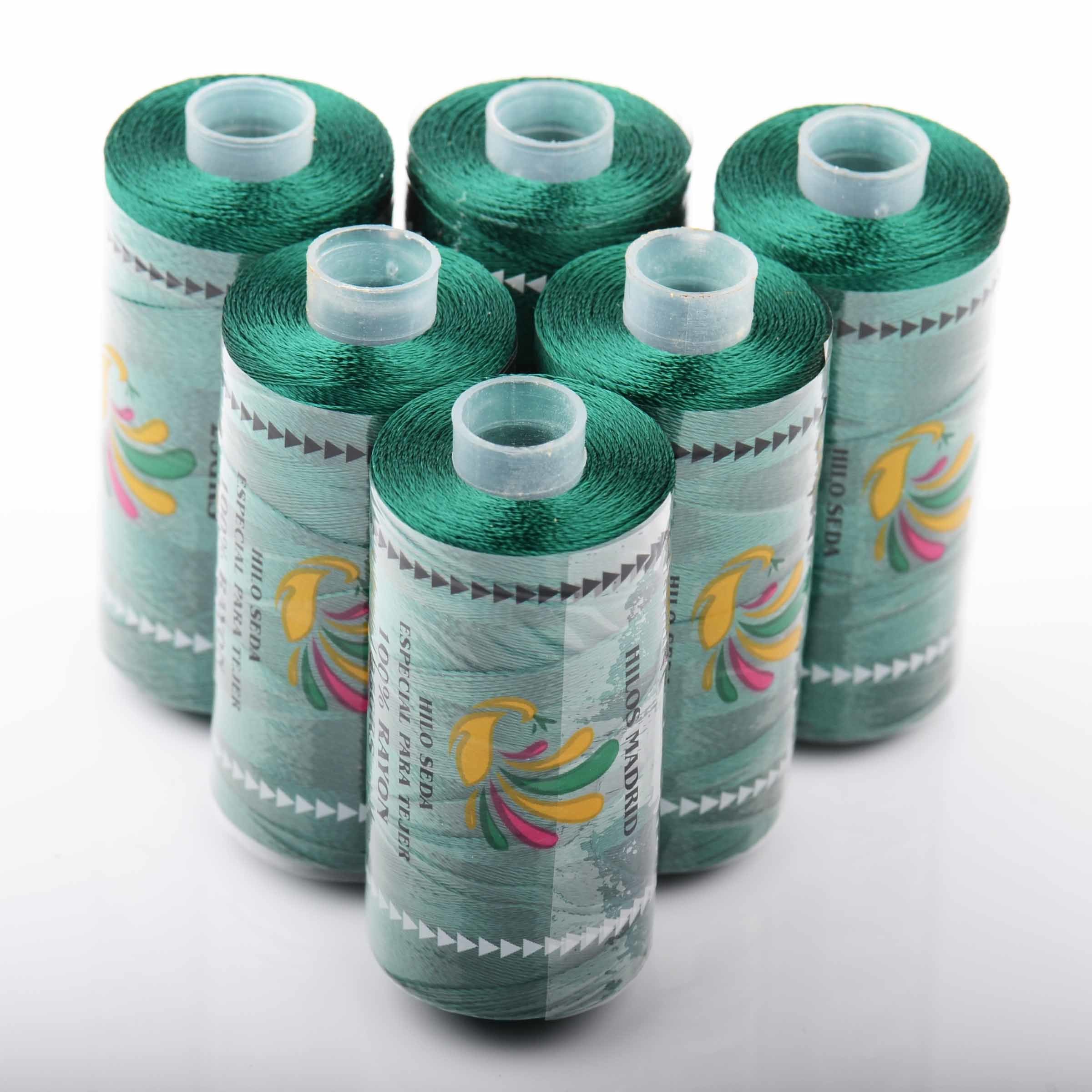 Brand New China Manufacturer Hilos Madrid 100% Rayon Viscose Embroidery Silk Thread Machine Embroidery Thread