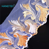 Hans Good Quality Beige Knitting Embellished Lace Fabric
