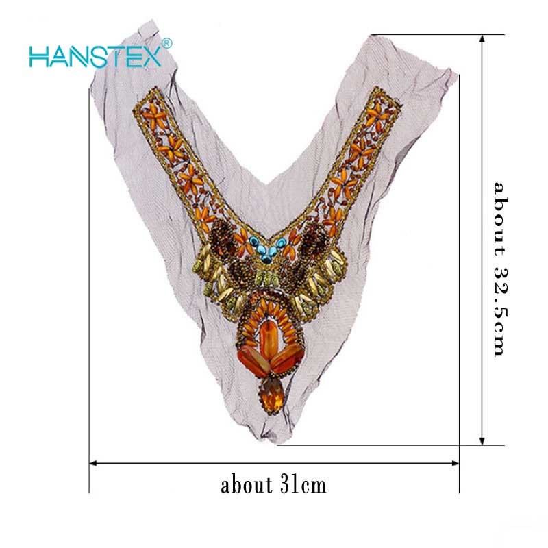 Large Ethnic Style Handmade Bead Collar, Fashionable Style, Beautiful Colors