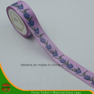 High Quality Polyester Satin Ribbon with Printing for Garment (ST-01)