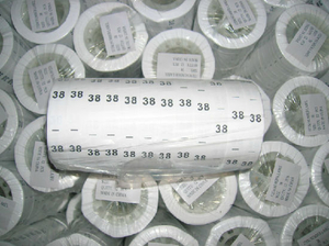 Wholesale Number Coding White Number Label