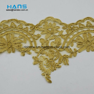 2018 New Design Embroidery Lace on Organza (HC-1839)