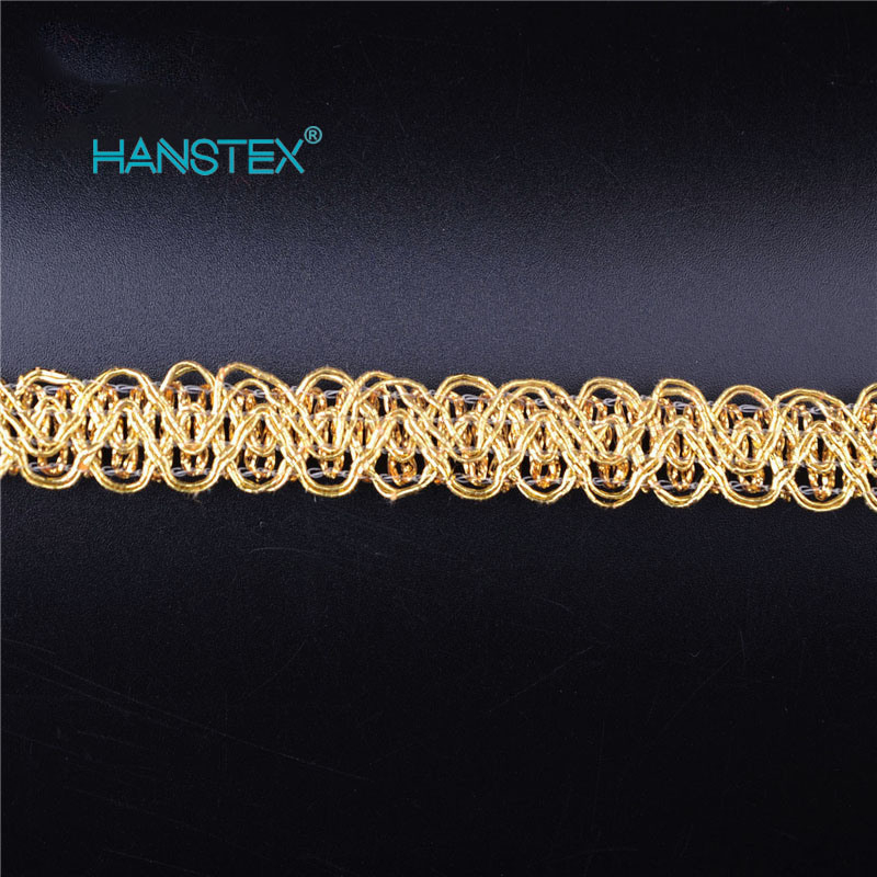 Hans Factory Wholesale Eco-Friendly Gold Lace Trim