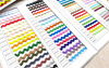PP Zig-Zag Tape with Single Colors with Metallic Rick Rack Trim for Sewing Projects