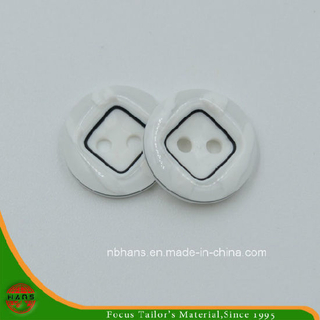 2 Holes New Design Polyester Shirt Button (S-118)