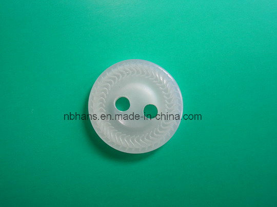 2 Holes New Design Polyester Shirt Button (S-110)