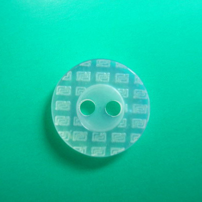 2 Holes New Design Polyester Shirt Button (S-030)