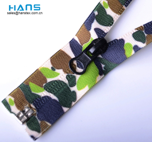 Hans Most Popular and Hot Color Nylon Zipper Waterproof