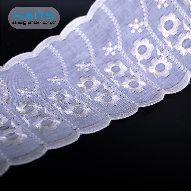 Hans Factory Directly Sell Latest Arrival White Lace