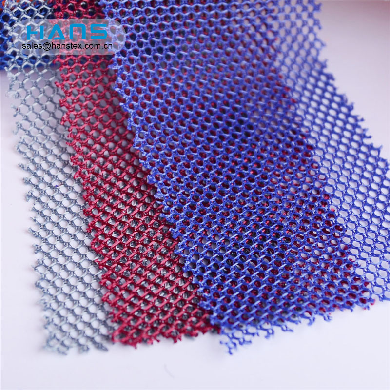 Hans Factory Wholesale Lightweight 100% Silk Nylon Mesh Fabric