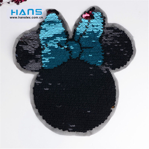 Hans Made in China Pretty Handmade Sequin Flowers