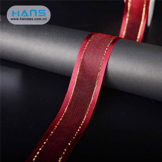 Hans Accept Custom Nice Design Recycled Sari Silk Ribbon