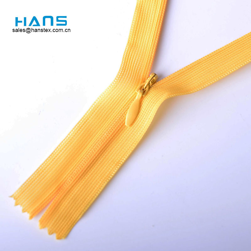 Hans High Quality Promotional Concealed Lace Zipper
