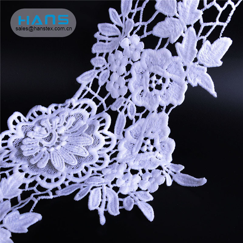 Hans Hot Selling Eco-Friendly 100% Cotton Swiss Voile Lace Fabric