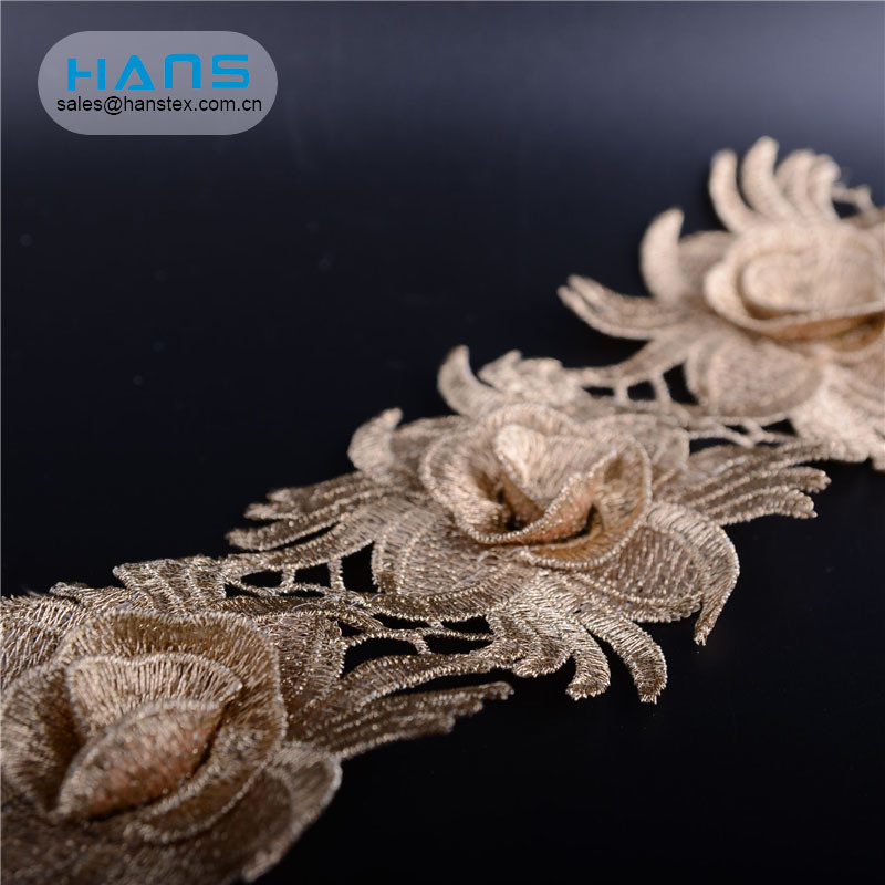 Hans Best Selling New Design Chemical Lace Overlay