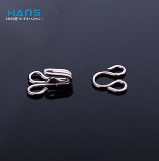 Hans Manufacturers in China Lucky Metal Hooks for Bra