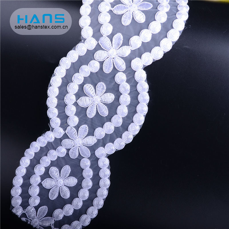 Hans Hot Selling Stylish Embroidery Lace Trim