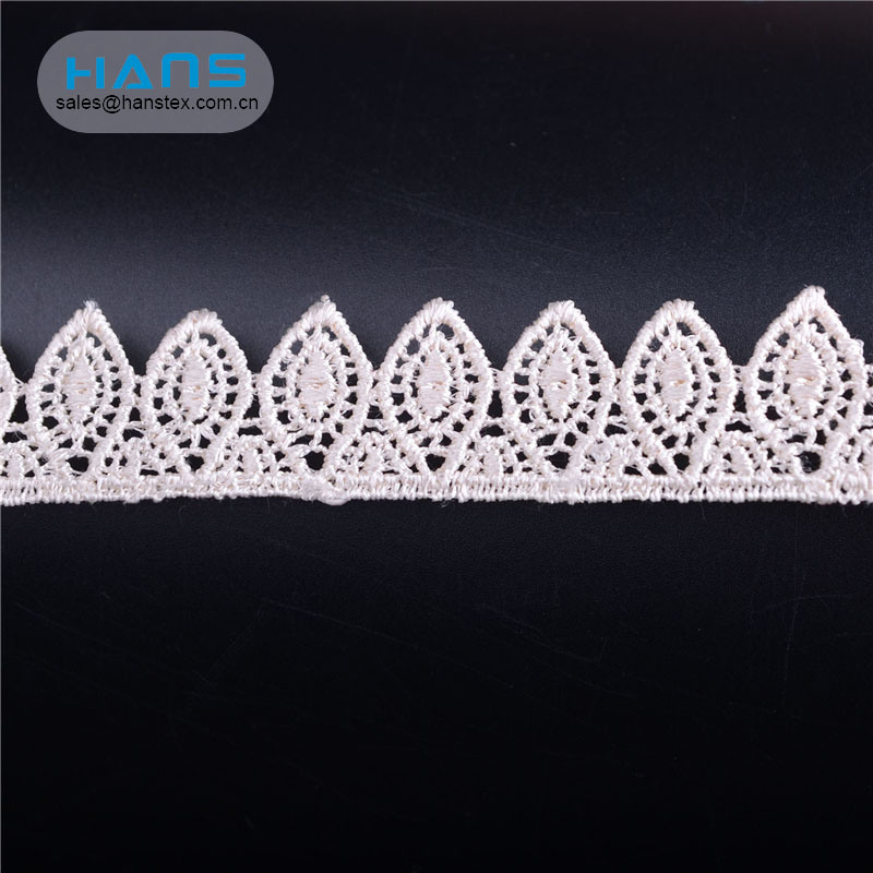 Hans Cheap Wholesale Exquisite Water Soluble Lace Fabric