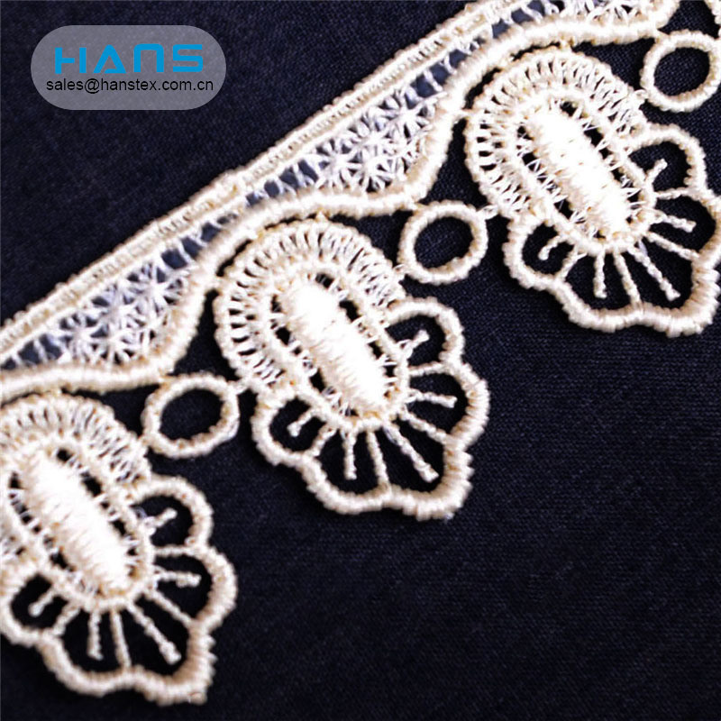Hans New Products 2019 Colorful Chemical Lace Fabric