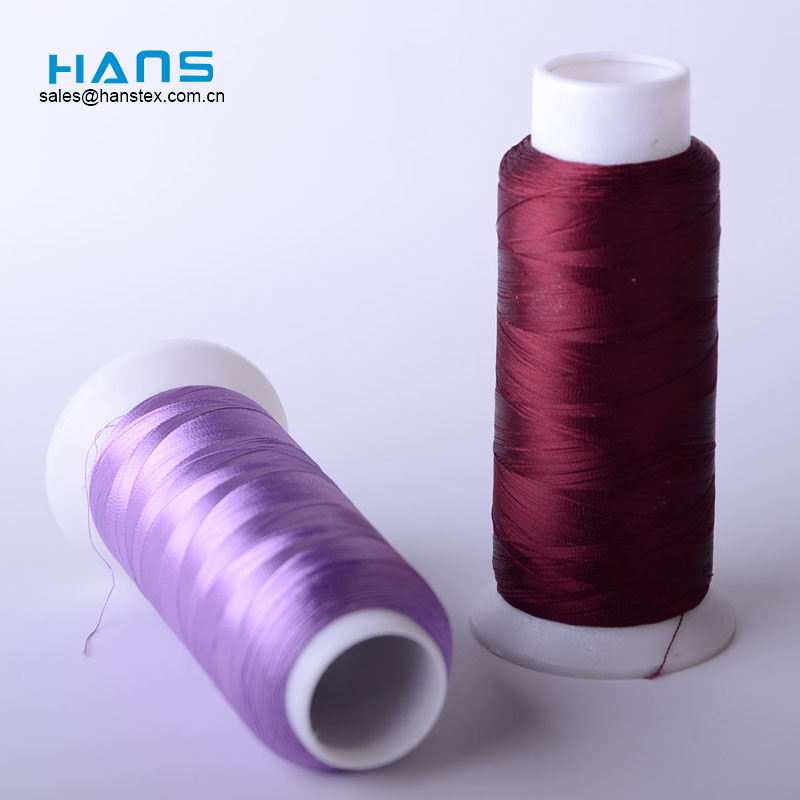 Hans New Custom Durable Reflective Thread for Embroidery