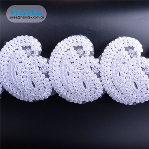 Hans Custom Promotion White Saree Embroidery Lace