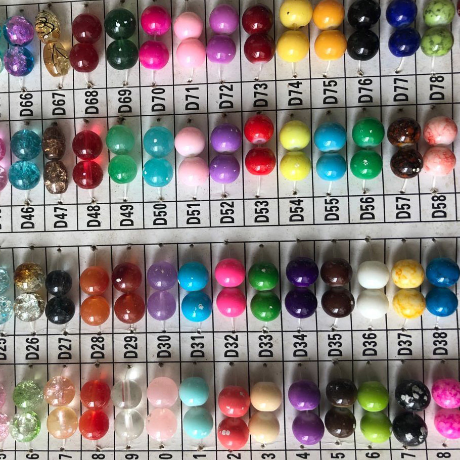 Hans Promotion Cheap Price Simple Plastic Decoration Beads
