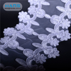 Hans Direct From China Factory Professional Design Embroidered Tulle Lace Fabric